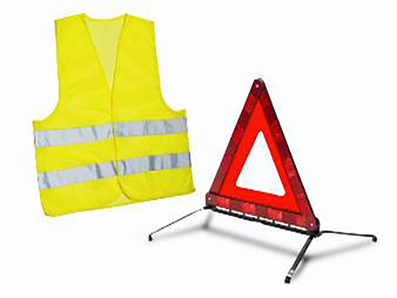 CITROEN CITROEN C3 Emergency warning triangle kit and safety jacket